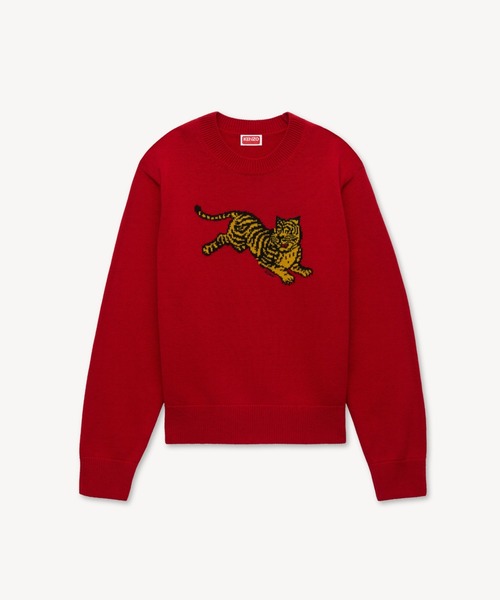KENZO（ケンゾー）の「RWS KENZO JUMPING TIGER PLACED JUMPER（その他トップス・レディース・レッド系その他・MEDIUM/X-SMALL/SMALL）」の4枚目の写真