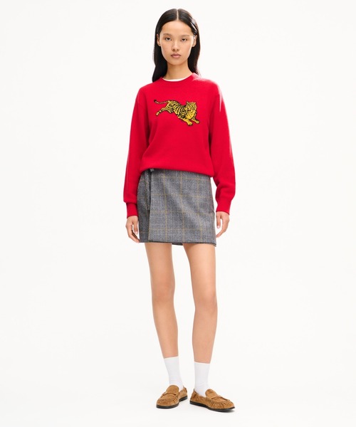 KENZO（ケンゾー）の「RWS KENZO JUMPING TIGER PLACED JUMPER（その他トップス・レディース・レッド系その他・MEDIUM/X-SMALL/SMALL）」の3枚目の写真
