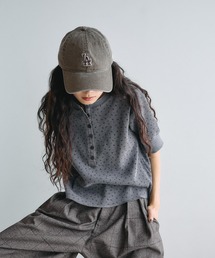 niko and... | [MODE NORM CORE] 小花ワッフルボタンプルオーバー(Tシャツ/カットソー)