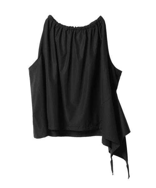 ASTRAET（アストラット）の「ASTRAET（アストラット） ドローストリングノースリーブ（シャツ/ブラウス・レディース・ホワイト/ブラック・FREE）」の2枚目の写真