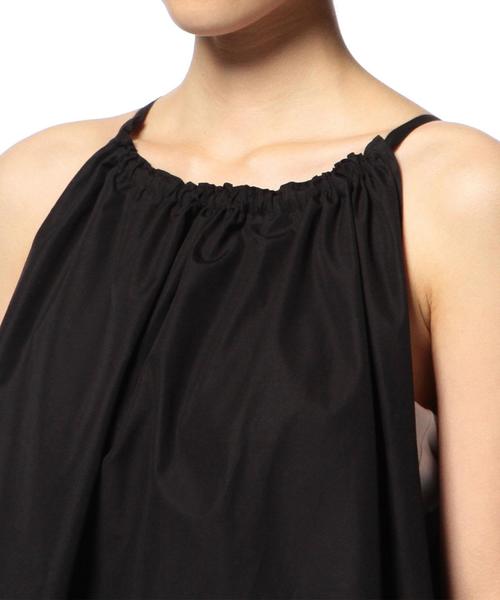 ASTRAET（アストラット）の「ASTRAET（アストラット） ドローストリングノースリーブ（シャツ/ブラウス・レディース・ホワイト/ブラック・FREE）」の6枚目の写真