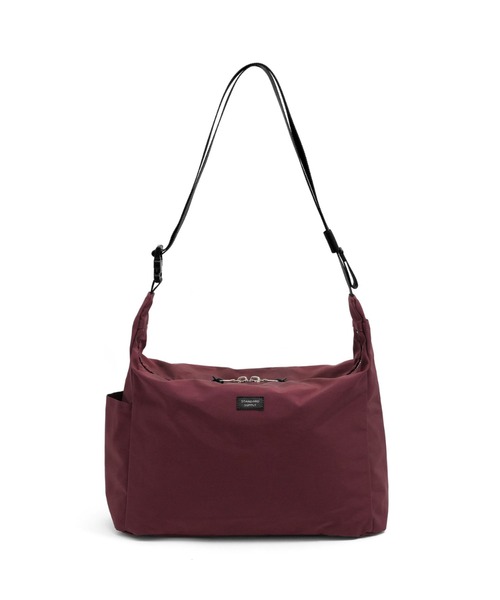 STANDARD SUPPLY(スタンダードサプライ)の「スタンダードサプライ / SIMPLICITY シンプリシティ / 26FW限定カラーTRIANGLE SHOULDER トライアングルショルダー(ショルダーバッグ・レディース・ボルドー・FREE)」の4枚目の写真