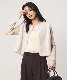 ［size SHORTあり］テレコ クルーネック プルオーバー