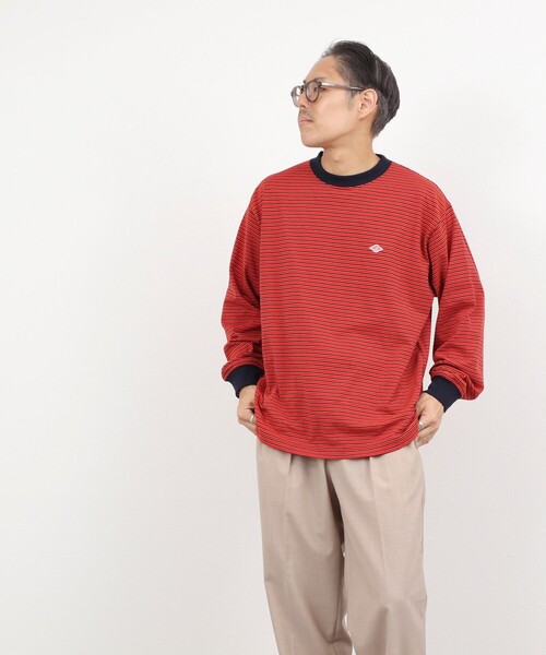 NOLLEY’S(ノーリーズ)の「【DANTON/ダントン】長袖Tシャツ LONG SLEEVE T-SHIRT(DT-C0200)(Tシャツ/カットソー・メンズ・ブラック系その他3/ベージュ系その他3/ブルー系その他7/ピンク系その他3・S/M/L/XL)」の16枚目の写真