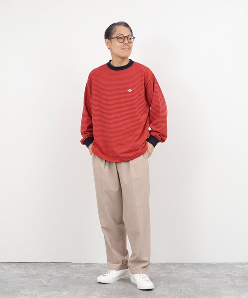 NOLLEY’S(ノーリーズ)の「【DANTON/ダントン】長袖Tシャツ LONG SLEEVE T-SHIRT(DT-C0200)(Tシャツ/カットソー・メンズ・ブラック系その他3/ベージュ系その他3/ブルー系その他7/ピンク系その他3・S/M/L/XL)」の17枚目の写真