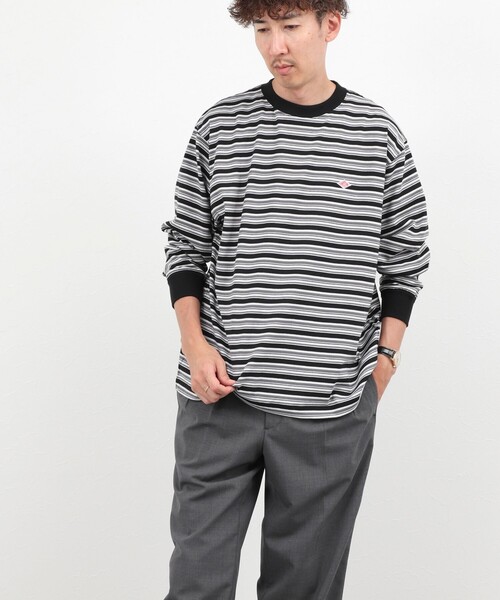 NOLLEY’S(ノーリーズ)の「【DANTON/ダントン】長袖Tシャツ LONG SLEEVE T-SHIRT(DT-C0200)(Tシャツ/カットソー・メンズ・ブラック系その他3/ベージュ系その他3/ブルー系その他7/ピンク系その他3・S/M/L/XL)」の10枚目の写真