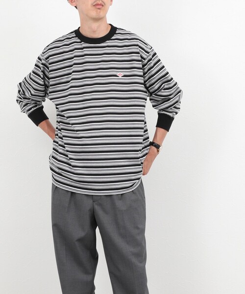 NOLLEY’S(ノーリーズ)の「【DANTON/ダントン】長袖Tシャツ LONG SLEEVE T-SHIRT(DT-C0200)(Tシャツ/カットソー・メンズ・ブラック系その他3/ベージュ系その他3/ブルー系その他7/ピンク系その他3・S/M/L/XL)」の11枚目の写真