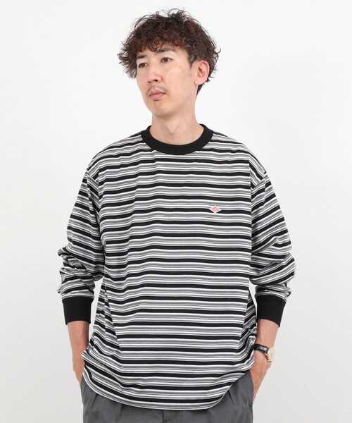 NOLLEY’S(ノーリーズ)の「【DANTON/ダントン】長袖Tシャツ LONG SLEEVE T-SHIRT(DT-C0200)(Tシャツ/カットソー・メンズ・ブラック系その他3/ベージュ系その他3/ブルー系その他7/ピンク系その他3・S/M/L/XL)」の12枚目の写真