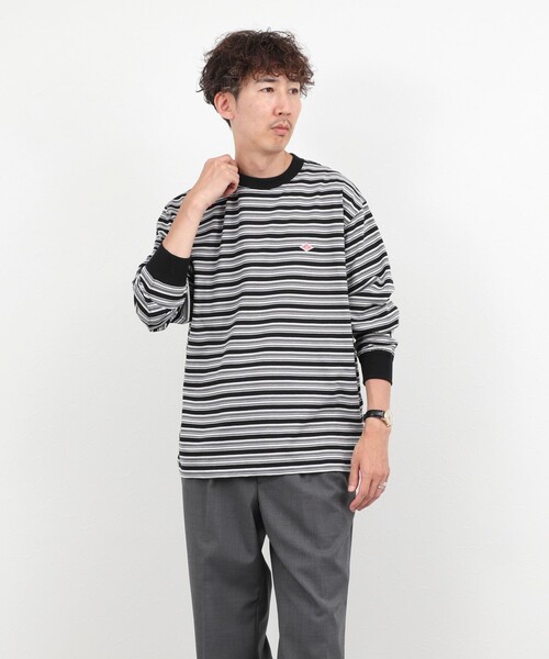 NOLLEY’S(ノーリーズ)の「【DANTON/ダントン】長袖Tシャツ LONG SLEEVE T-SHIRT(DT-C0200)(Tシャツ/カットソー・メンズ・ブラック系その他3/ベージュ系その他3/ブルー系その他7/ピンク系その他3・S/M/L/XL)」の13枚目の写真