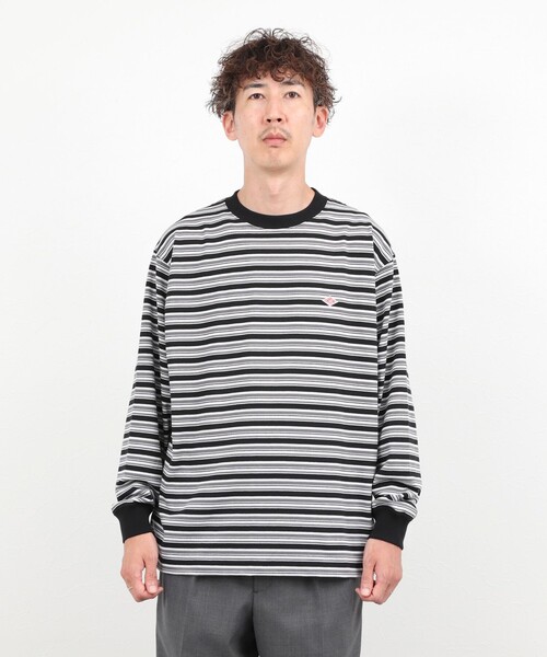 NOLLEY’S(ノーリーズ)の「【DANTON/ダントン】長袖Tシャツ LONG SLEEVE T-SHIRT(DT-C0200)(Tシャツ/カットソー・メンズ・ブラック系その他3/ベージュ系その他3/ブルー系その他7/ピンク系その他3・S/M/L/XL)」の5枚目の写真
