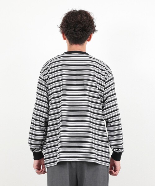 NOLLEY’S(ノーリーズ)の「【DANTON/ダントン】長袖Tシャツ LONG SLEEVE T-SHIRT(DT-C0200)(Tシャツ/カットソー・メンズ・ブラック系その他3/ベージュ系その他3/ブルー系その他7/ピンク系その他3・S/M/L/XL)」の7枚目の写真