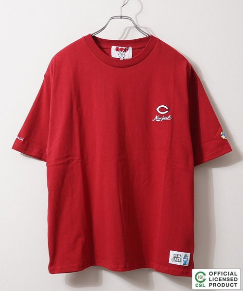 1111clothing(ワンフォークロージング)の「【セ・リーグ】NEW JACK プロ野球 オーバーサイズTシャツ / Professional Baseball Oversized T-Shirt(Tシャツ/カットソー・メンズ・ネイビー/レッド/イエロー/ブルー/ダークブルー/ホワイト系1/ホワイト系2/ホワイト系3/ホワイト系4/ホワイト系5・S/M/L/XL)」の14枚目の写真