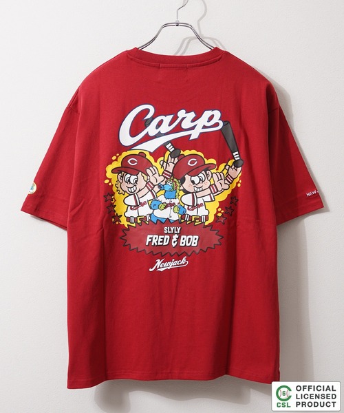 1111clothing(ワンフォークロージング)の「【セ・リーグ】NEW JACK プロ野球 オーバーサイズTシャツ / Professional Baseball Oversized T-Shirt(Tシャツ/カットソー・メンズ・ネイビー/レッド/イエロー/ブルー/ダークブルー/ホワイト系1/ホワイト系2/ホワイト系3/ホワイト系4/ホワイト系5・S/M/L/XL)」の15枚目の写真