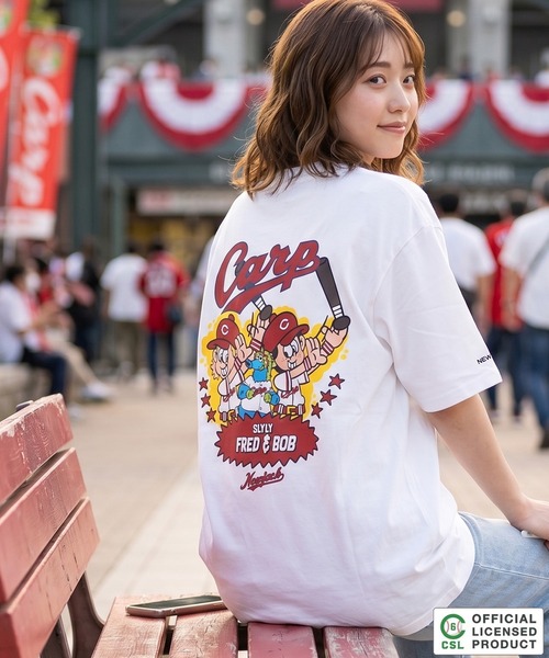 1111clothing(ワンフォークロージング)の「【セ・リーグ】NEW JACK プロ野球 オーバーサイズTシャツ / Professional Baseball Oversized T-Shirt(Tシャツ/カットソー・メンズ・ネイビー/レッド/イエロー/ブルー/ダークブルー/ホワイト系1/ホワイト系2/ホワイト系3/ホワイト系4/ホワイト系5・S/M/L/XL)」の13枚目の写真