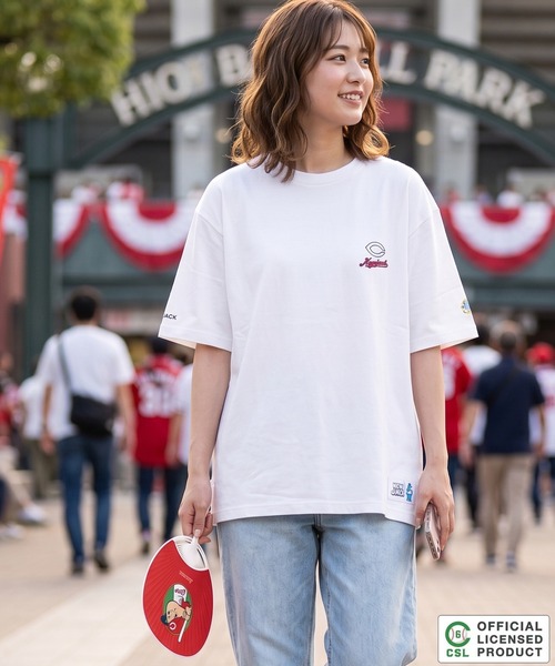 1111clothing(ワンフォークロージング)の「【セ・リーグ】NEW JACK プロ野球 オーバーサイズTシャツ / Professional Baseball Oversized T-Shirt(Tシャツ/カットソー・メンズ・ネイビー/レッド/イエロー/ブルー/ダークブルー/ホワイト系1/ホワイト系2/ホワイト系3/ホワイト系4/ホワイト系5・S/M/L/XL)」の12枚目の写真