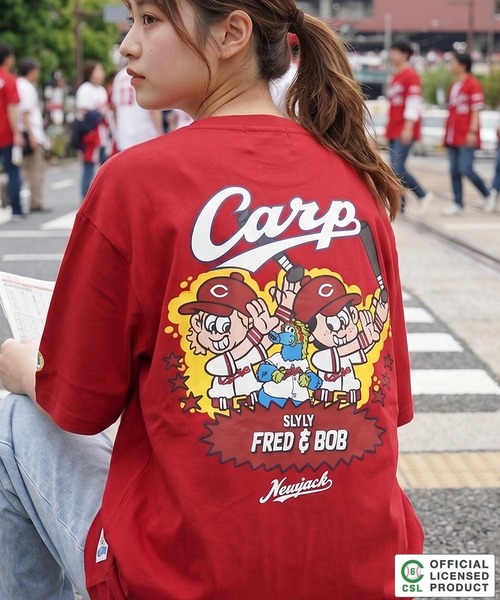 1111clothing(ワンフォークロージング)の「【セ・リーグ】NEW JACK プロ野球 オーバーサイズTシャツ / Professional Baseball Oversized T-Shirt(Tシャツ/カットソー・メンズ・ネイビー/レッド/イエロー/ブルー/ダークブルー/ホワイト系1/ホワイト系2/ホワイト系3/ホワイト系4/ホワイト系5・S/M/L/XL)」の19枚目の写真