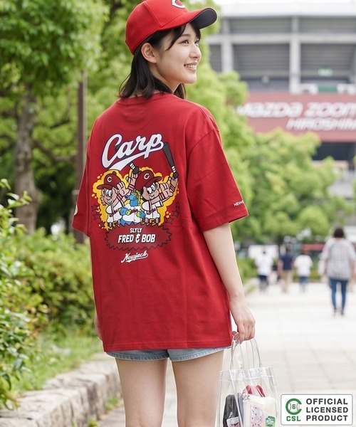 1111clothing(ワンフォークロージング)の「【セ・リーグ】NEW JACK プロ野球 オーバーサイズTシャツ / Professional Baseball Oversized T-Shirt(Tシャツ/カットソー・メンズ・ネイビー/レッド/イエロー/ブルー/ダークブルー/ホワイト系1/ホワイト系2/ホワイト系3/ホワイト系4/ホワイト系5・S/M/L/XL)」の17枚目の写真