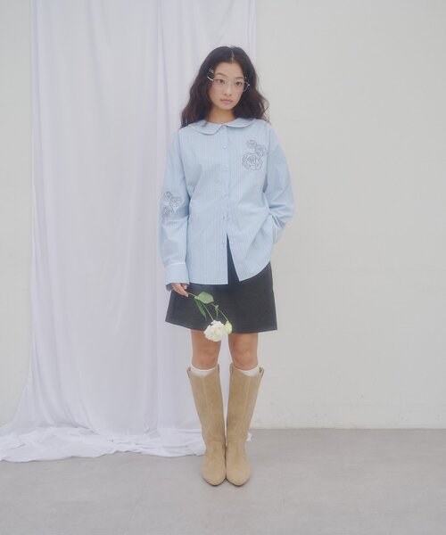 DISCOAT(ディスコート)の「【umm.】ウエスタンブーツ(ブーツ・レディース・ベージュ/ブラック・MEDIUM/LARGE)」の18枚目の写真