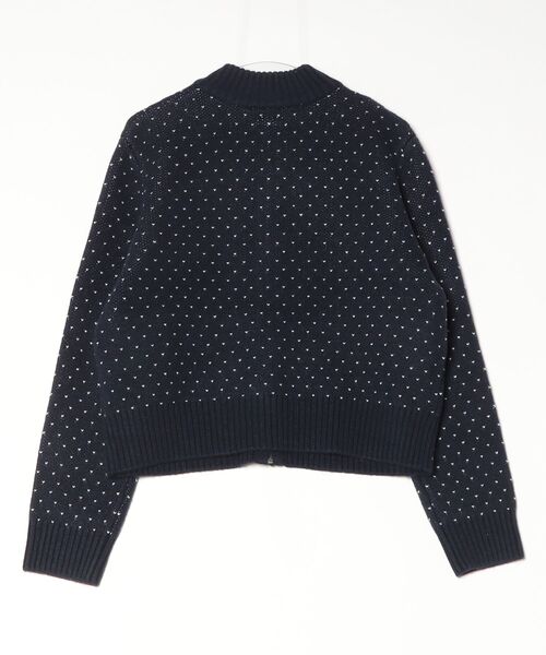 GUESS JEANS（ゲスジーンズ）の「GUESS JEANS MN Jacquard Zip Sweater ニット セーター ジップアップ（ニット/セーター・レディース・ネイビー・X-SMALL/MEDIUM/SMALL）」の6枚目の写真
