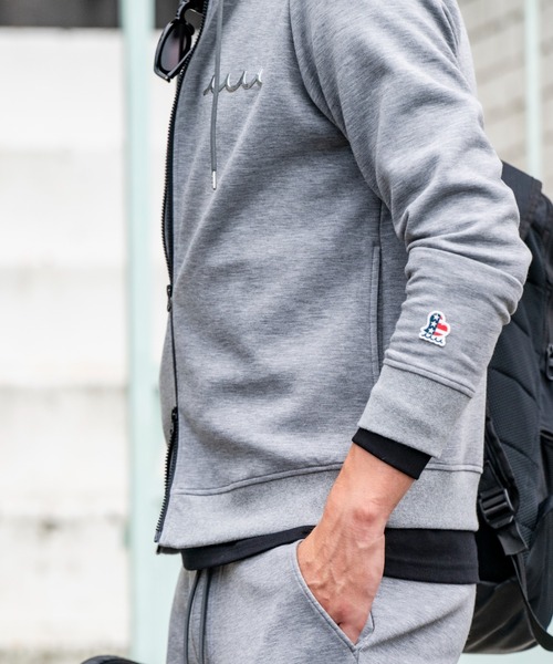muta marine(ムータ・マリン)の「muta MARINE/ムータ マリン/別注Set-up Hoodie Back Metal(パーカー・メンズ・グレー/ブラック・LARGE/SMALL/X-LARGE/MEDIUM)」の9枚目の写真