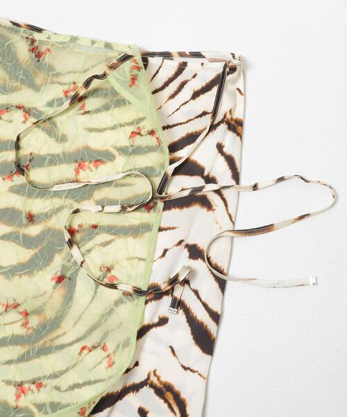GANNI(ガニー)の「GANNI PRINTED STRETCH SATIN SKIRT(スカート・レディース・その他1・36)」の4枚目の写真