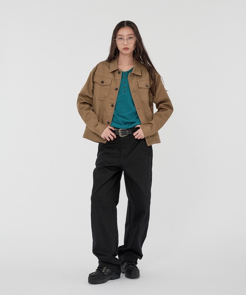 WISH FOR EVER(ウィッシュフォーエバー)の「HENRY NECK MELANGE KNIT/ヘンリーネックメランジニット(ニット/セーター・メンズ・ブラック/ネイビー/ワインレッド/エメラルド/チャコールグレー・SMALL/MEDIUM/LARGE)」の13枚目の写真