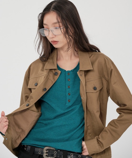 WISH FOR EVER(ウィッシュフォーエバー)の「HENRY NECK MELANGE KNIT/ヘンリーネックメランジニット(ニット/セーター・メンズ・ブラック/ネイビー/ワインレッド/エメラルド/チャコールグレー・SMALL/MEDIUM/LARGE)」の14枚目の写真