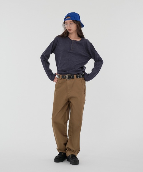 WISH FOR EVER(ウィッシュフォーエバー)の「HENRY NECK MELANGE KNIT/ヘンリーネックメランジニット(ニット/セーター・メンズ・ブラック/ネイビー/ワインレッド/エメラルド/チャコールグレー・SMALL/MEDIUM/LARGE)」の17枚目の写真