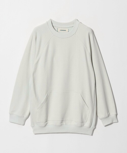 green label relaxing(グリーンレーベルリラクシング)の「【別注】【WEB限定】<3/2 WORKS>クラシック スウェット(スウェット・メンズ・パープル/ダークブラウン/ライトグレー/ダークグレー/ピンク・S/XL/L/M)」の2枚目の写真
