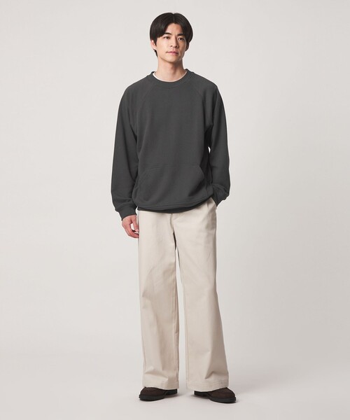 green label relaxing(グリーンレーベルリラクシング)の「【別注】【WEB限定】<3/2 WORKS>クラシック スウェット(スウェット・メンズ・パープル/ダークブラウン/ライトグレー/ダークグレー/ピンク・S/XL/L/M)」の21枚目の写真
