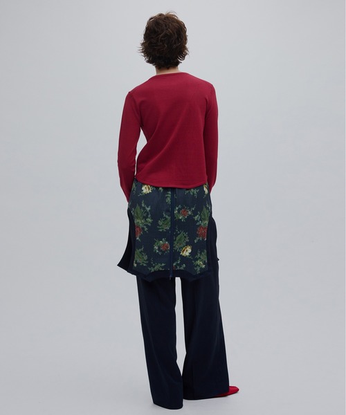 Ameri(アメリ)の「LOW BASIC COMPACT KNIT CARDIGAN(カーディガン/ボレロ・レディース・ネイビー/ブラウン/レッド/アイボリー・FREE)」の12枚目の写真