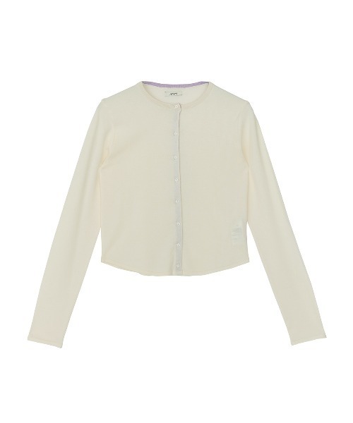 Ameri(アメリ)の「LOW BASIC COMPACT KNIT CARDIGAN(カーディガン/ボレロ・レディース・ネイビー/ブラウン/レッド/アイボリー・FREE)」の21枚目の写真