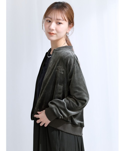 COHINA(コヒナ)の「【COHINA ×UMBRO】ベロアジャケット 【低身長・小柄女性】(その他アウター・レディース・ベージュ/チャコール/ブラウン・ONE SIZE)」の18枚目の写真