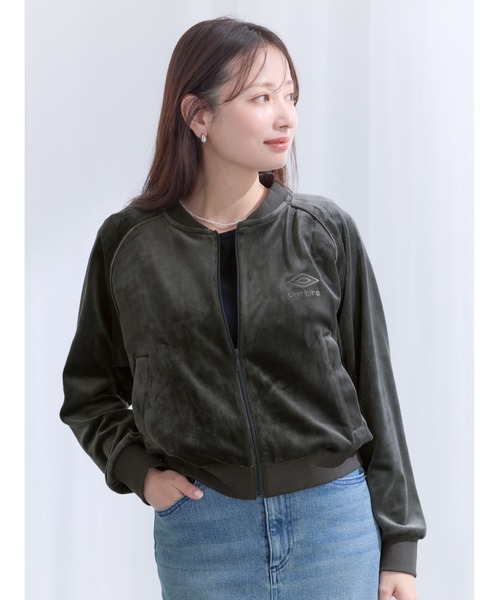 COHINA(コヒナ)の「【COHINA ×UMBRO】ベロアジャケット 【低身長・小柄女性】(その他アウター・レディース・ベージュ/チャコール/ブラウン・ONE SIZE)」の13枚目の写真