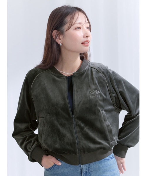COHINA(コヒナ)の「【COHINA ×UMBRO】ベロアジャケット 【低身長・小柄女性】(その他アウター・レディース・ベージュ/チャコール/ブラウン・ONE SIZE)」の12枚目の写真