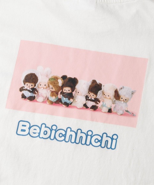 JOHN'S CLOSET（ジョンズクローゼット）の「【k】〔Monchhichi /モンチッチ〕アソートデザイン プリント ロンT レディース/フリーサイズ（Tシャツ/カットソー・レディース・ブラック系/ホワイト系3/ブラック系3/ホワイト系2/オフホワイト/ホワイト系/ブラック/ブラック系2・FREE）」の14枚目の写真