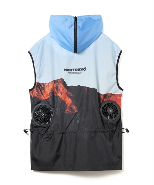 NON TOKYO(ノントーキョー)の「NON TOKYO/ノントーキョー/TECH FAN VESTテックファンベスト(ベスト・レディース・グリーン・F)」の7枚目の写真