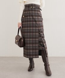 mizukoto〉ドレープデザインマーメイドスカート（スカート）｜natural