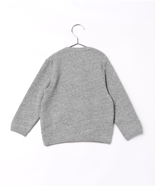 URBAN RESEARCH DOORS（アーバンリサーチドアーズ）の「DOORS 裏毛ジップVカーデ（Tシャツ/カットソー・キッズ・グレー/ライトグレー・120/135/90/105）」の3枚目の写真