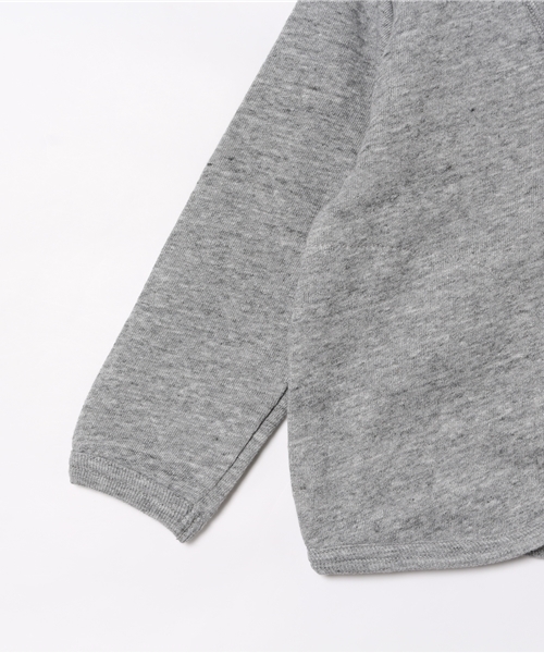URBAN RESEARCH DOORS（アーバンリサーチドアーズ）の「DOORS 裏毛ジップVカーデ（Tシャツ/カットソー・キッズ・グレー/ライトグレー・120/135/90/105）」の5枚目の写真