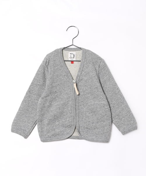 URBAN RESEARCH DOORS（アーバンリサーチドアーズ）の「DOORS 裏毛ジップVカーデ（Tシャツ/カットソー・キッズ・グレー/ライトグレー・120/135/90/105）」の8枚目の写真