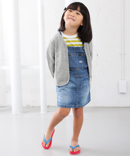 URBAN RESEARCH DOORS（アーバンリサーチドアーズ）の「DOORS 裏毛ジップVカーデ（Tシャツ/カットソー・キッズ・グレー/ライトグレー・120/135/90/105）」の9枚目の写真