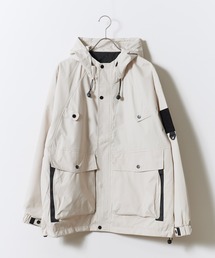 Theater code（シアターコード）の「Button-Front Hooded Blouson / ボタン付きフードブルゾン スタンドカラージャケット ワイドシルエット オーバーサイズ ドロップショルダー スポーティー テック系 ストリート カジュアル ミニマル ユニセックス メンズ レディース 2026秋冬 秋服 冬服 秋 冬（マウンテンパーカー）」