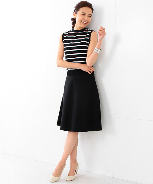 BEAMS LIGHTS Women's(ビームスライツ ウィメンズ)の「BEAMS LIGHTS / サーブルニット ノースリーブプルオーバー(ニット/セーター・レディース・オフホワイト/その他1/その他2・ONE SIZE)」の4枚目の写真