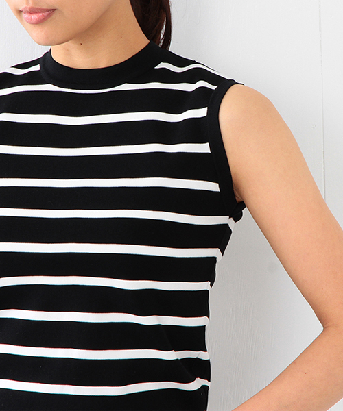 BEAMS LIGHTS Women's(ビームスライツ ウィメンズ)の「BEAMS LIGHTS / サーブルニット ノースリーブプルオーバー(ニット/セーター・レディース・オフホワイト/その他1/その他2・ONE SIZE)」の10枚目の写真