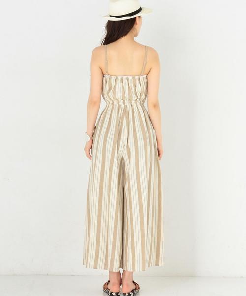 Another Edition(アナザーエディション)の「ストライプオールインワン/AEBC KHADHI STRP AIO◆(つなぎ/オールインワン・レディース・ブラック/ベージュ・フリー)」の10枚目の写真