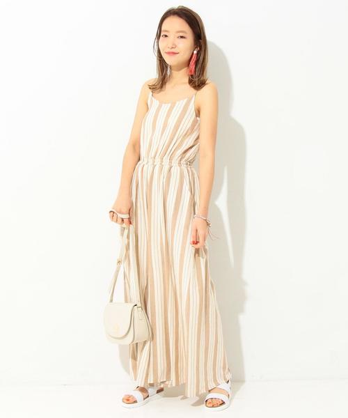 Another Edition(アナザーエディション)の「ストライプオールインワン/AEBC KHADHI STRP AIO◆(つなぎ/オールインワン・レディース・ブラック/ベージュ・フリー)」の19枚目の写真
