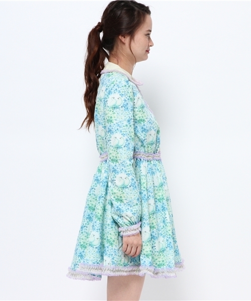 fafa(フェフェ)の「PERLA|ワンピース(ワンピース・レディース・グリーン系その他・MEDIUM/SMALL)」の3枚目の写真