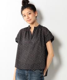 coen | 【スマイルプライス 】フラワープリントスキッパーブラウス(シャツ/ブラウス)