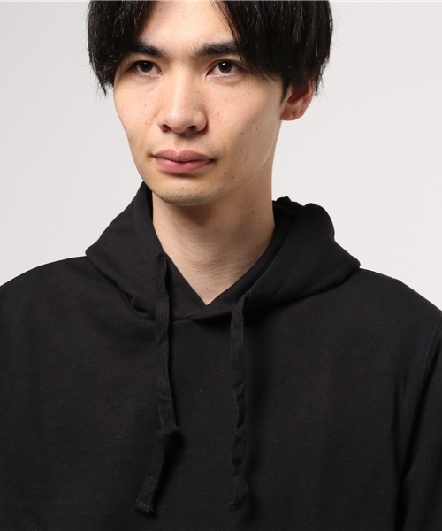 Denime(ドゥニーム)の「ヘビー裏毛プルオーバーパーカー(パーカー・メンズ・ブラック/グリーン/ホワイト/グレー/ワイン/ネイビー・X-LARGE/SMALL/MEDIUM/LARGE)」の8枚目の写真